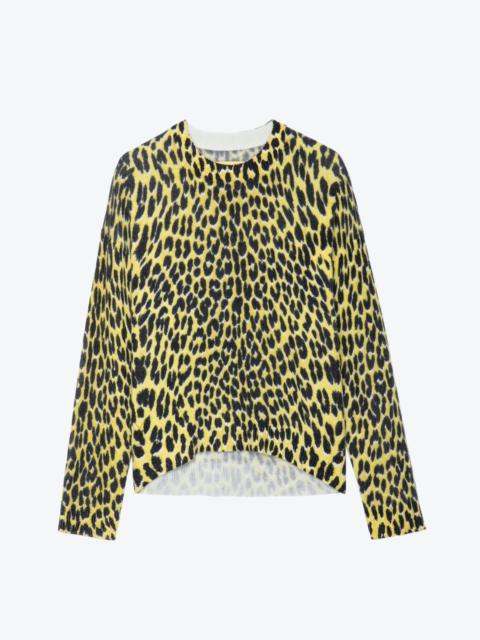 Zadig & Voltaire Markus Leopard Cashmere Sweater