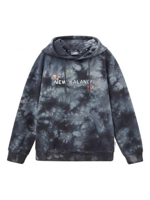 New Balance New Balance x JHI Tie Dye Dirty Crates Hoodie 'Black Grey' NCA89023-BK