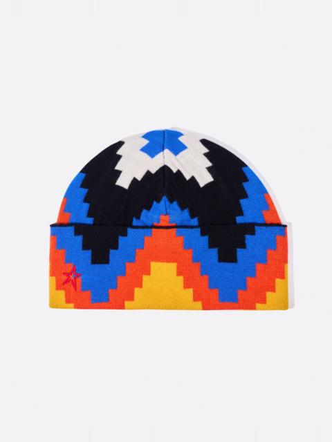 PERFECT MOMENT Chevron Merino Wool Beanie