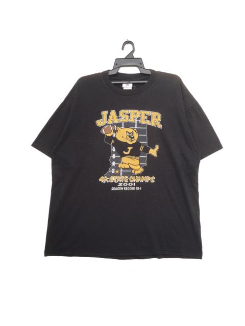 Other Designers Vintage - Vintage 90s Jasper 4A State Champs Big Logo T-Shirt | Swag