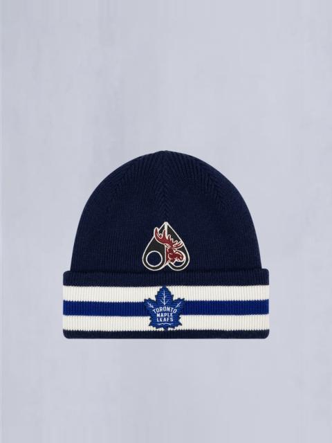 MOOSE KNUCKLES NHL X MOOSE KNUCKLES MAPLE LEAFS BEANIE