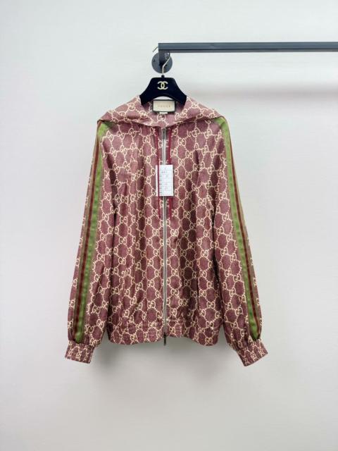 GUCCI Gucci GG Print Silk Jacket 