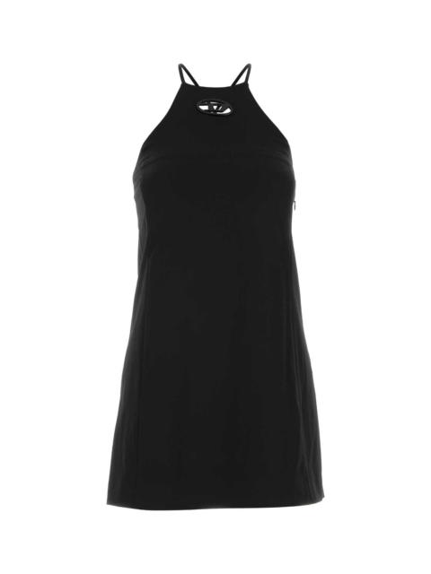 Diesel Diesel Women Black Stretch Twill Mini Dress