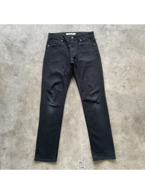 Other Designers Vintage Japanese Brand Black Regular Skinny Trousers Pants