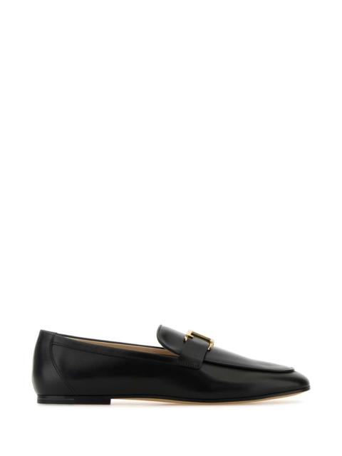 Tod's Tod's Women Black Leather Loafers