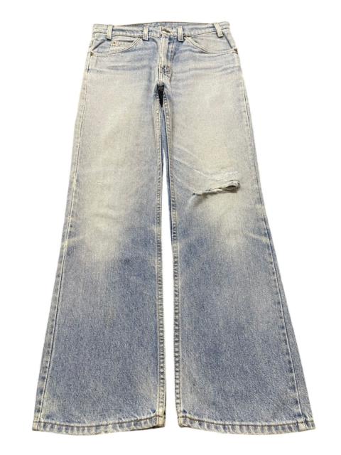 Other Designers Archival Clothing - Vintage 80s Levis 517 Orange Tab Faded Wash Wide Leg Jeans