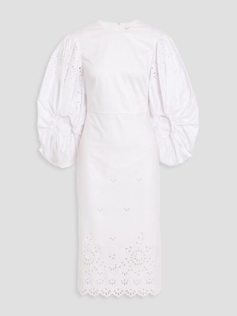 Altuzarra Broderie anglaise cotton midi dress