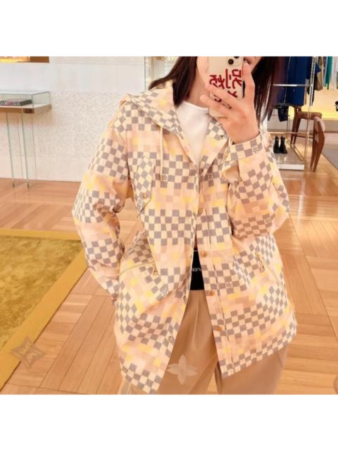 Louis Vuitton Louis Vuitton LV checkered pattern parka/trench coat