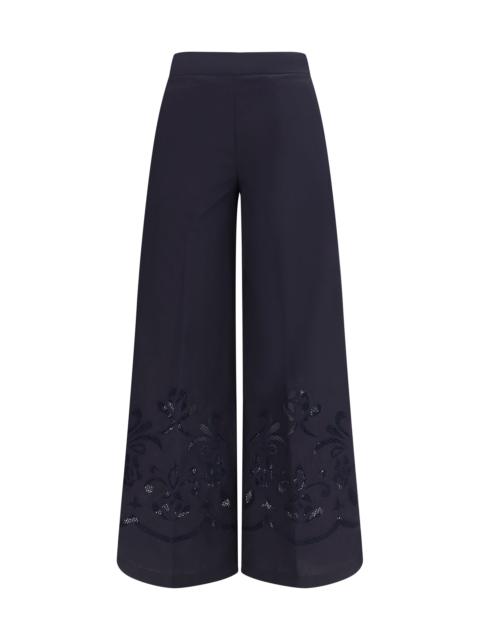 forte_forte Forte_Forte Women Embroidered Cotton Pants