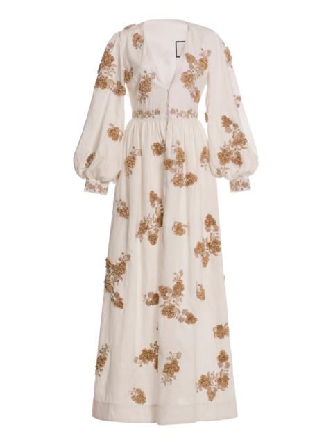 Agua by Agua Bendita Frambuesa Cordillera Maxi Dress