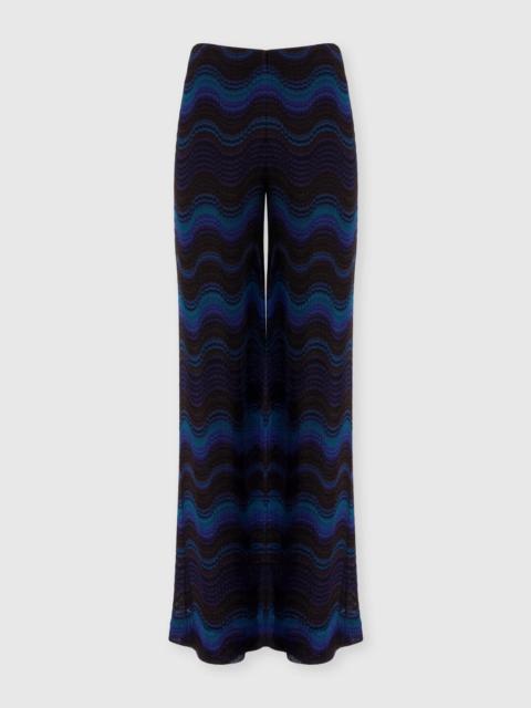 Missoni Palazzo trousers with wave pattern