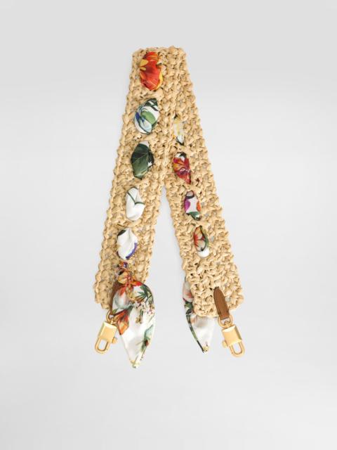 Dolce & Gabbana Raffia crochet shoulder strap