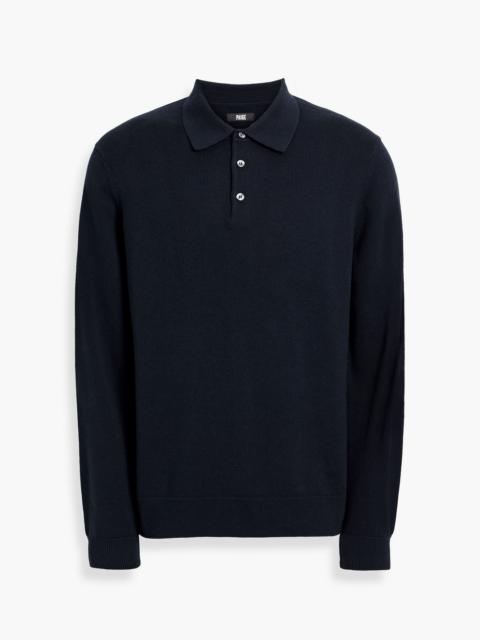 Other Designers Finsbury merino wool and cotton-blend polo sweater
