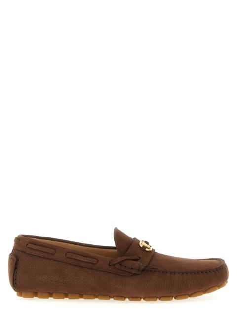 Valentino Driver Fastaway Loafers Brown