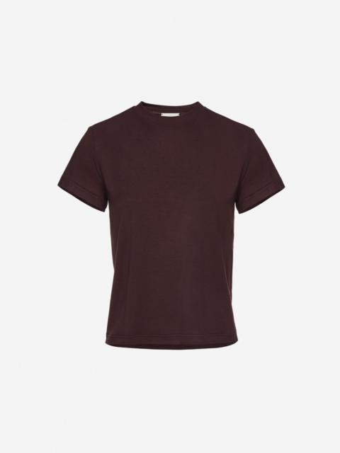 MAGDA BUTRYM Fitted t-shirt in burgundy