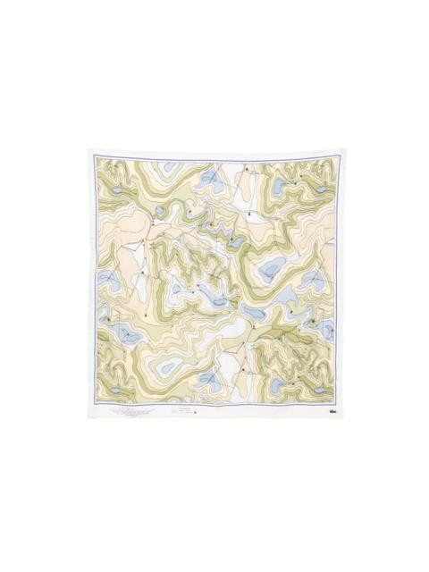 LACOSTE graphic-printed scarf