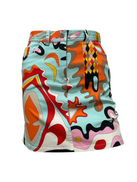 PUCCI EMILIO PUCCI High Waisted Print Skirt