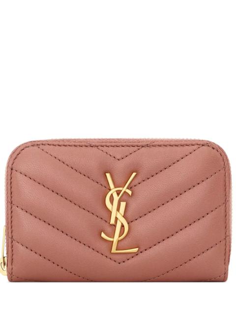 SAINT LAURENT Cassandre Wallet in Lambskin
