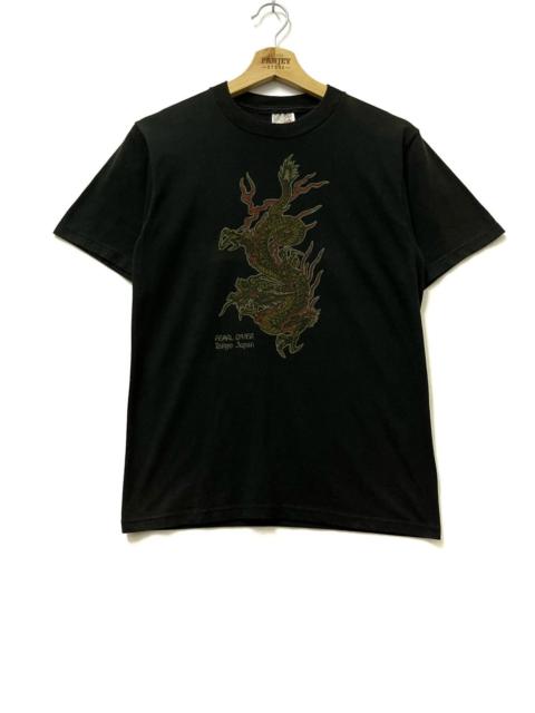 Other Designers Vintage Pearl Diver Tokyo Japan Dragon T-shirt Black