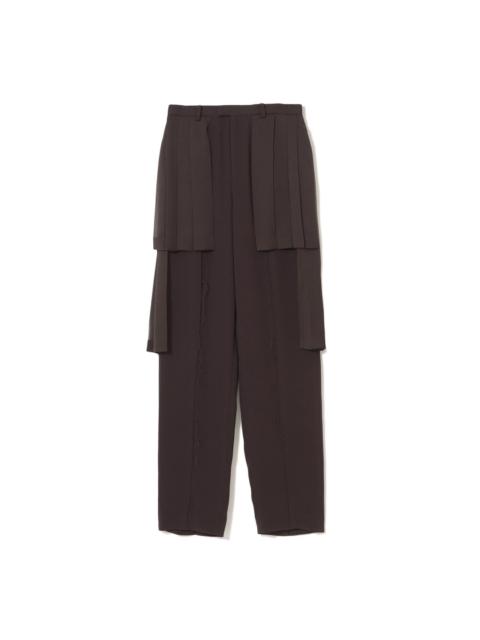 UNDERCOVER Pants With Layered Sheer Pleats