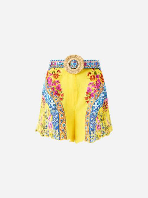 CAMILLA TUCK FRONT SHORT