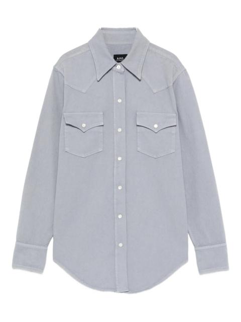 A.P.C. A.p.c. Flap-pockets Shirt