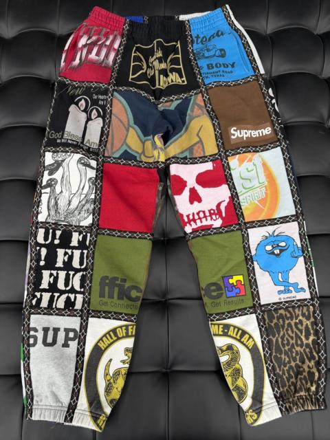 Supreme Supreme x Number (N)ine color-blocked pants