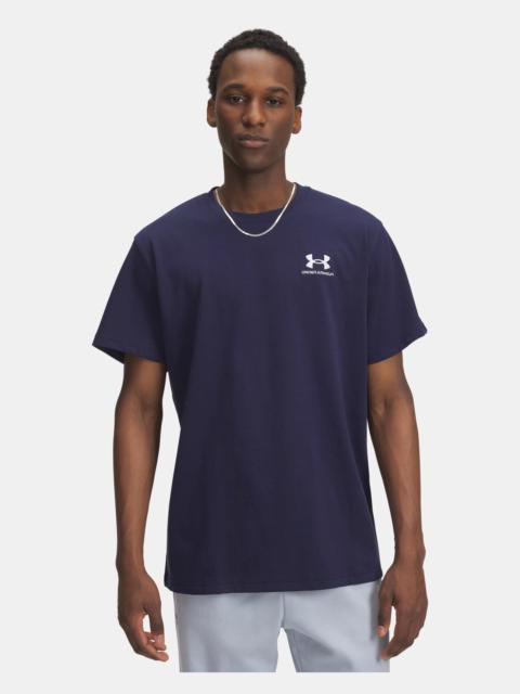 Under Armour Men's UA Logo Embroidered Heavyweight Short Sleeve
