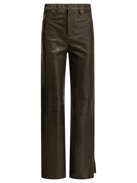 Golden Goose Golden Goose Melany Leather Pants Green