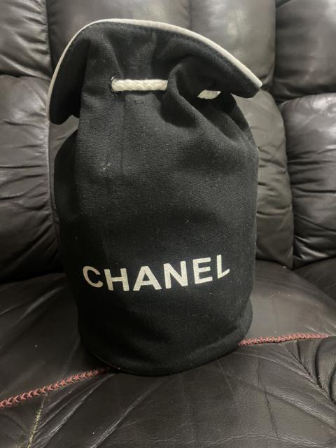 Authentic Chanel Dawstring Mini Bucket Bag