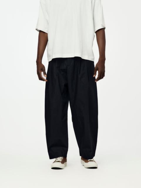 Studio Nicholson YALE DOUBLE PLEAT VOLUME PANT (DARKEST NAVY)
