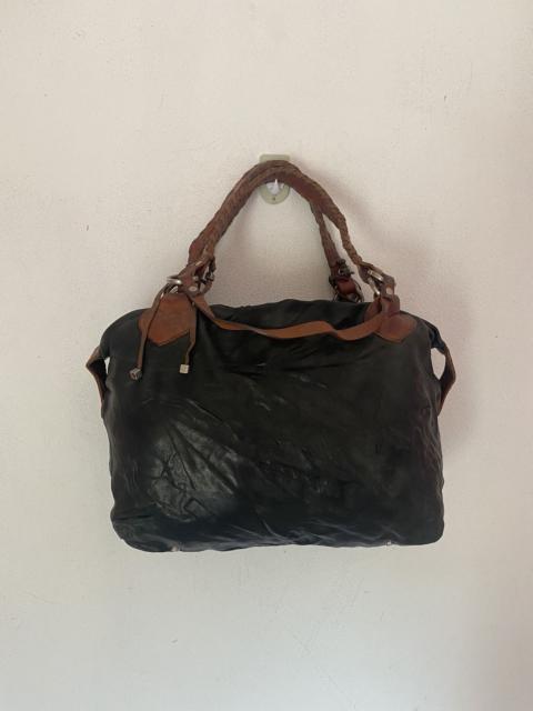 Other Designers VINTAGE PAURIC SWEENEY LEATHER BAG LAMPO ZIPPER