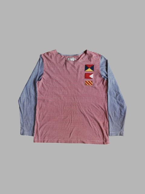 Moncler Moncler Grenoble Patches Stripe Long sleeve T-Shirt