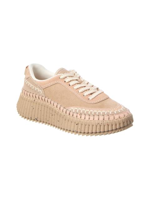 Chloé Chloé Nama Leather & Suede Sneaker