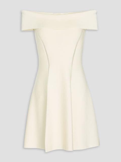 Zimmermann Off-the-shoulder stretch-knit midi dress