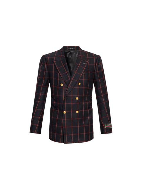 GUCCI Gucci Wool Checked Blazer Men