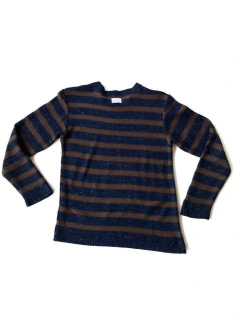 Other Designers Issey Miyake - OG Final Home Reconstruct Yam Stripe Hand Knitted