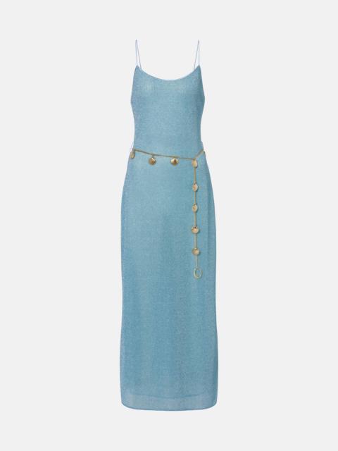 Oséree Lumière belted maxi dress
