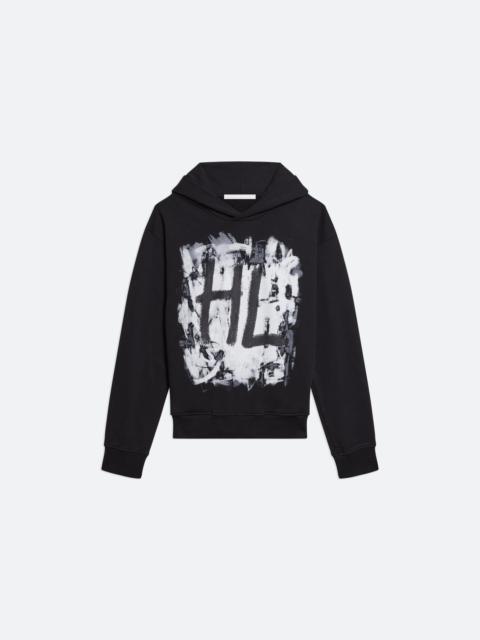Helmut Lang BLACK SCRIBBLE HOODIE