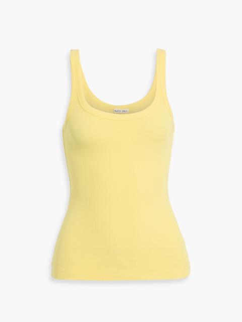 Other Designers 365 ribbed stretch-cotton jersey tank