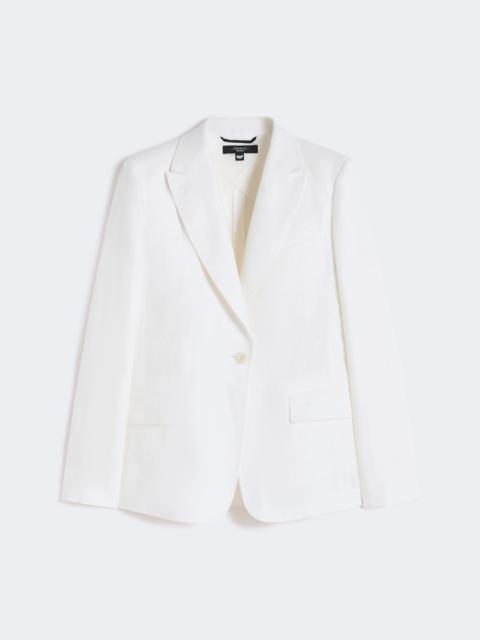WEEKEND Max Mara Linen canvas blazer - WHITE