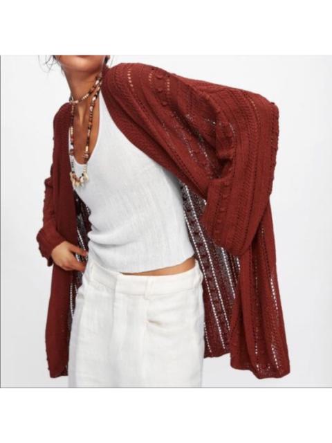 Other Designers Zara Oversized Texture Weave Knit Cardigan