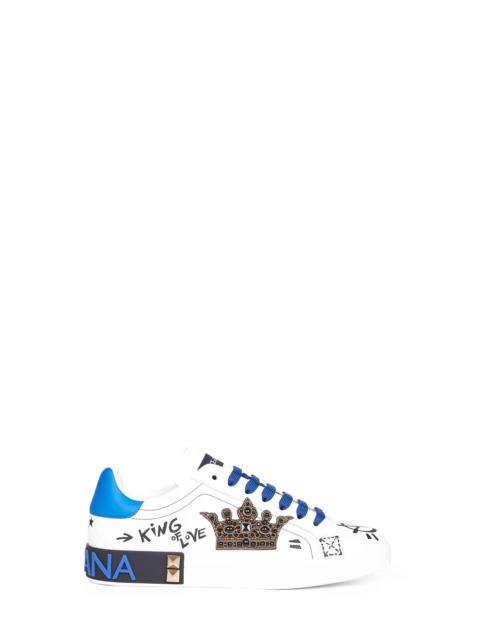 Dolce & Gabbana White leather Portofino sneakers