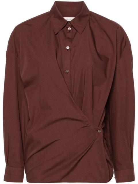 LEMAIRE STRAIGHT COLLAR TWISTED SHIRT CLOTHING
