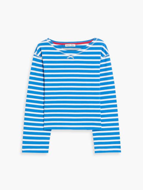 Other Designers Marseille striped cotton-jersey top