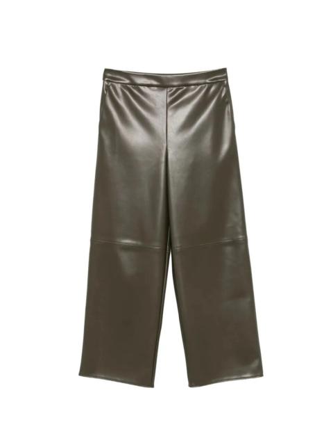 'S Max Mara Max Mara Women Maxmara `S Leather-Look Cropped Pants