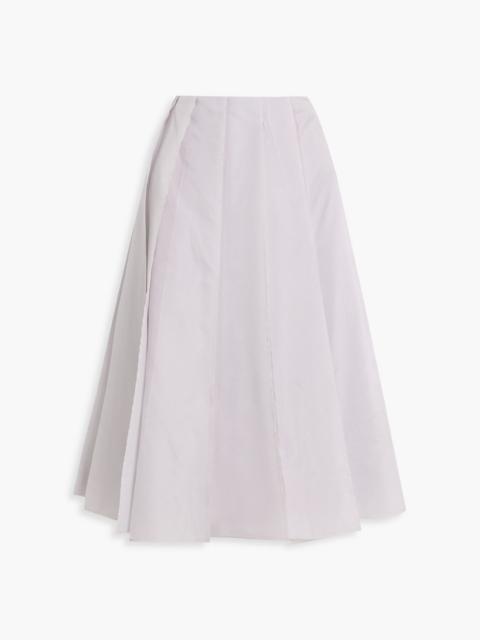 Altuzarra Pleated silk-organza midi skirt