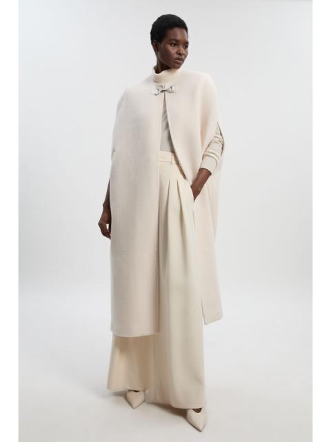 KAREN MILLEN Tailored Cape Midi Coat