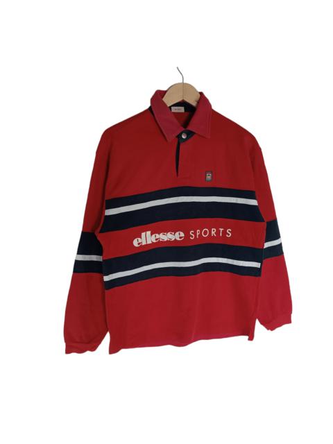 Other Designers Vintage Ellesse Sports Rugby Long sleeve Polo Shirt