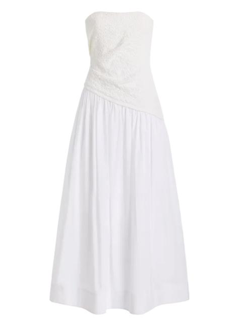 STAUD Nia Dress in White